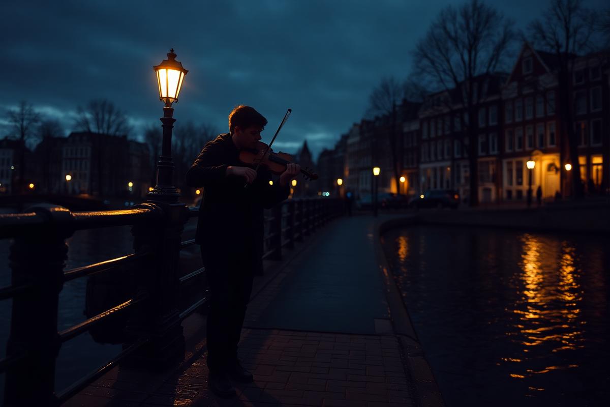 I met a violinist who plays the same spot for 20 years